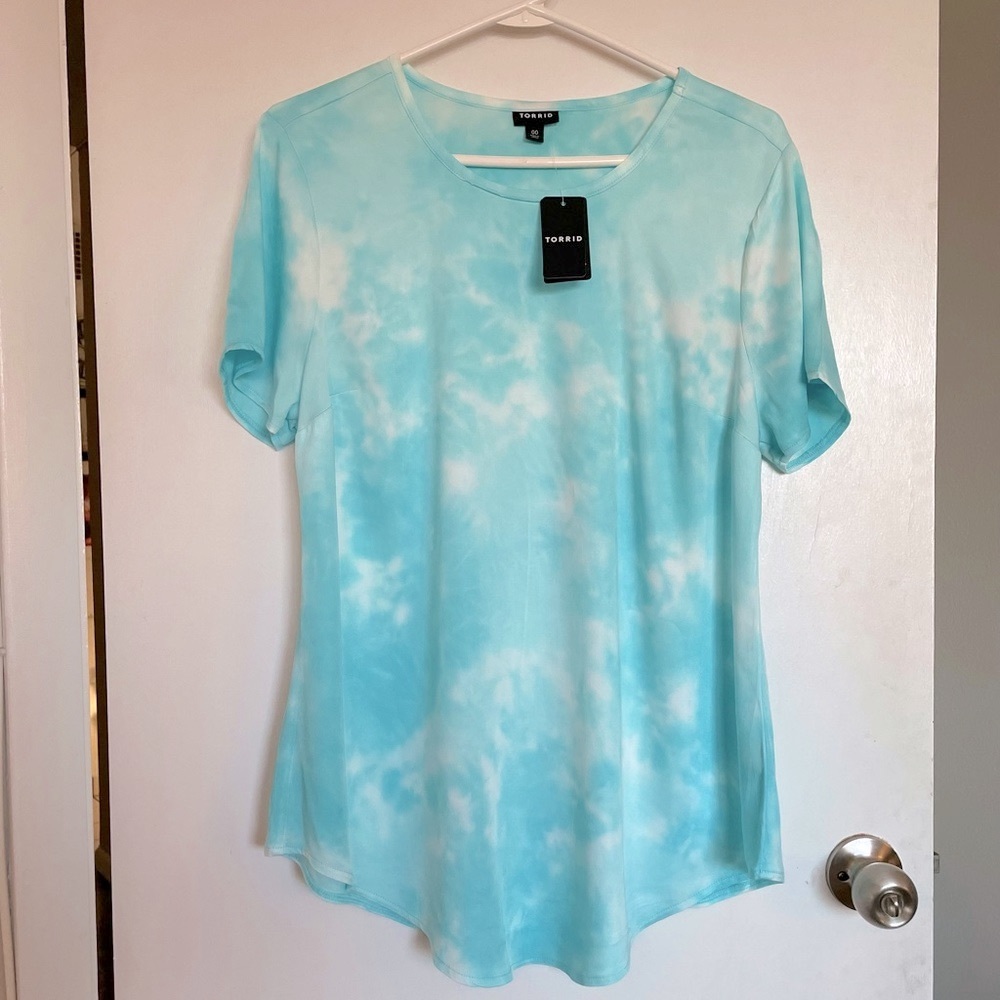 Torrid Soft Short Sleeve Cloud Top - Size 00 (M)